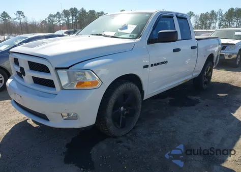 2012 Ram 1500 St из США, поврежденный, VIN 1C6RD7FT1CS260090